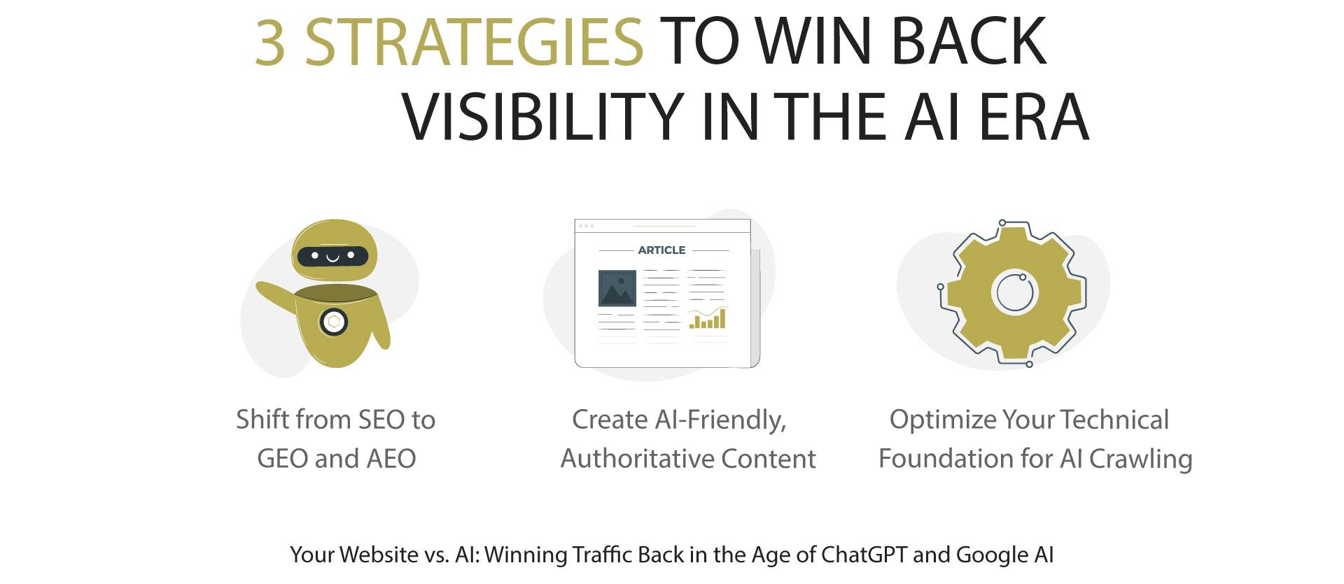 3 Strategies to Win Back Visibility in the AI Era 3 Strategies to Win Back Visibility in the AI Era