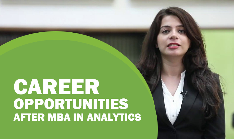 Career Opportunities after MBA in Analytics