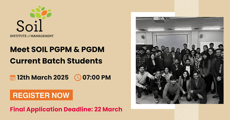 Meet SOIL PGPM & PGDM Current Batch Students | 07:00 PM – 08:00 PM