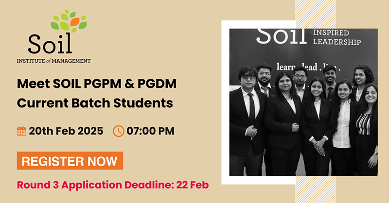 Meet SOIL PGPM & PGDM Current Batch Students | 07:00 PM – 08:00 PM